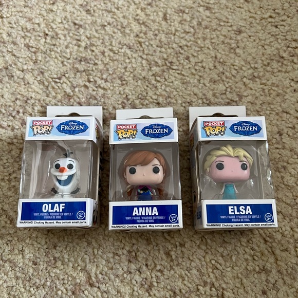 Frozen Pocket Pop keychains